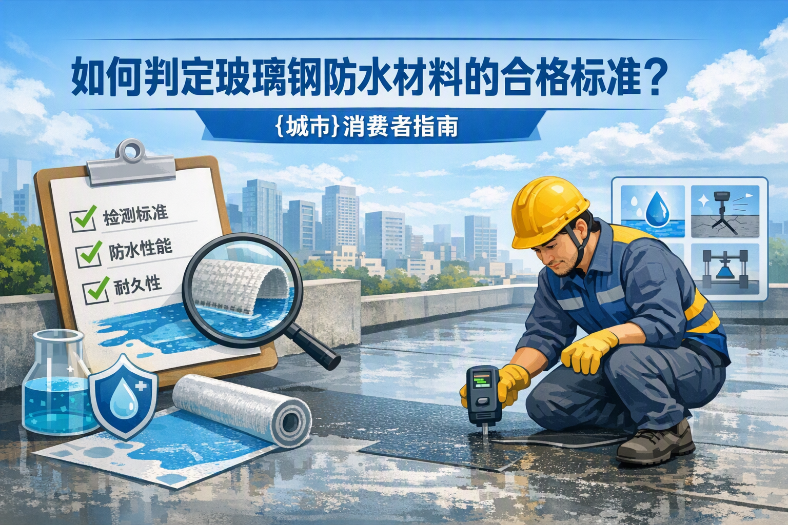如何判定玻璃钢防水材料的合格标准？ 石嘴山 消费者指南